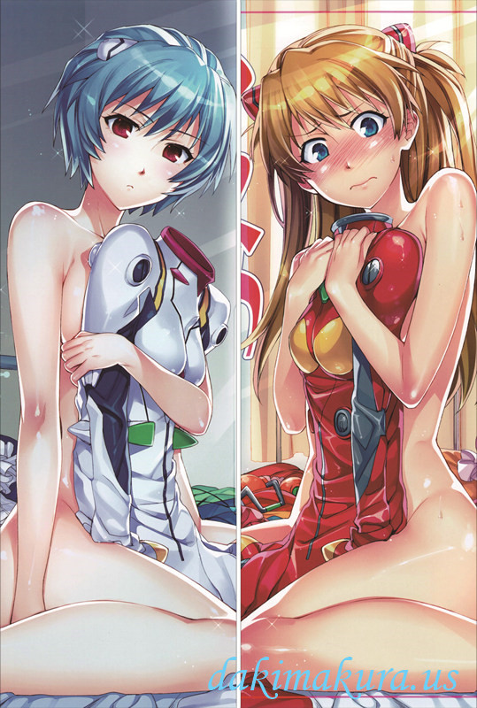 Neon Genesis Evangelion - Rei Ayanami - Asuka Langley Soryu Pillow Cover